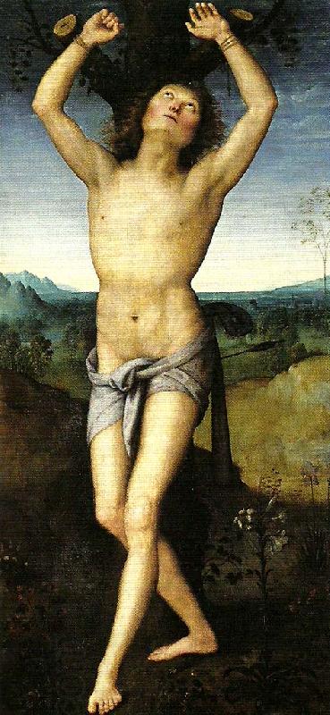 Pietro Perugino st sebastian oil painting picture